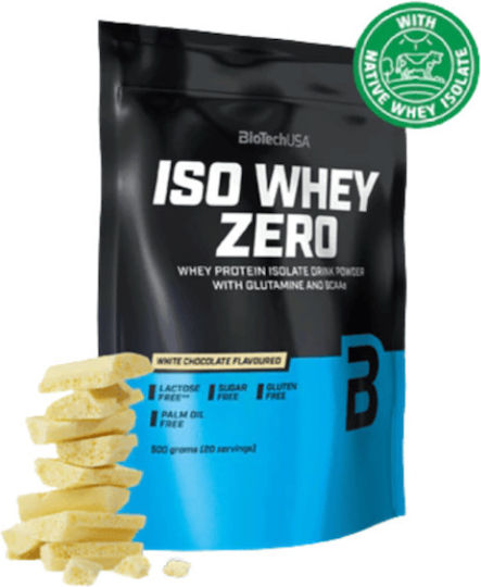 Biotech USA Iso Whey Zero Протеин от Суроватка Без Глутен с Вкус Бяла Шоколад 25гр