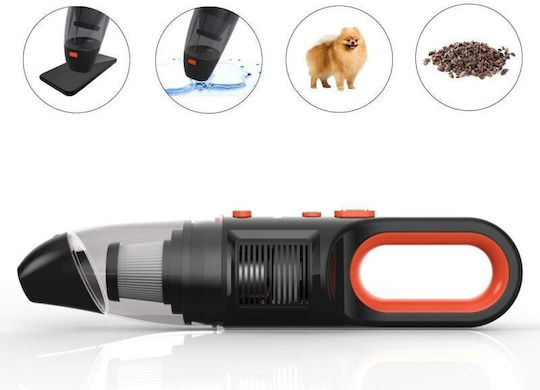 Portable Vacuum Cleaner 120w 3 Heads Brushes Flashlight Battery Hepa Filter