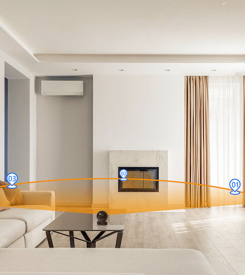 Imou Rex 3D IP Surveillance Camera Wi-Fi Full HD+ 5MP with Two-Way Communication and Lens 3.6mm