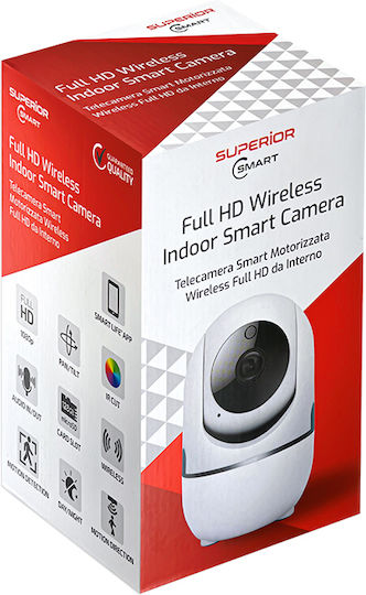 Superior Electronics Superior Interno 360° Smartlife IP Κάμερα Παρακολούθησης Wi-Fi Full HD 1080p με Μικρόφωνο