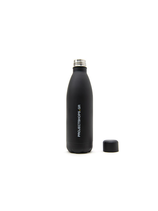 Projectshops Παγούρι Ανοξείδωτο 790ml Μαύρο