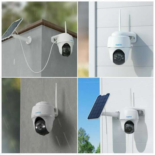 Reolink Argus PT v2 IP Κάμερα Παρακολούθησης Wi-Fi Full HD+ 5MP Μπαταρίας με Αμφίδρομη Επικοινωνία και Φακό 2.8mm