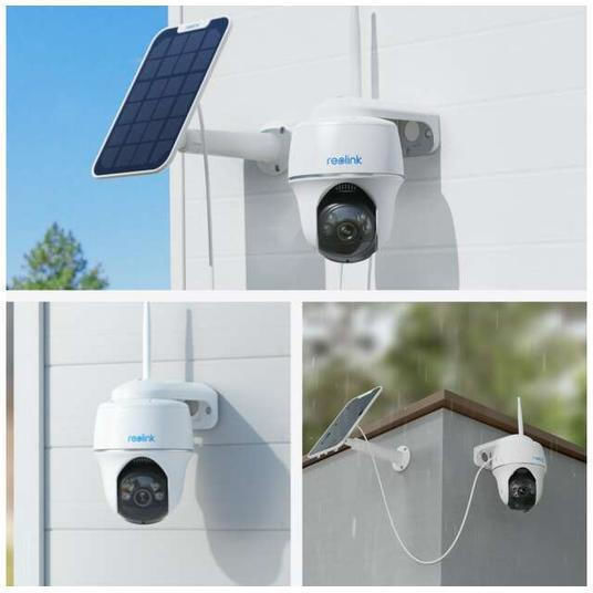 Reolink Argus PT v2 IP Κάμερα Παρακολούθησης Wi-Fi Full HD+ 5MP Μπαταρίας με Αμφίδρομη Επικοινωνία και Φακό 2.8mm