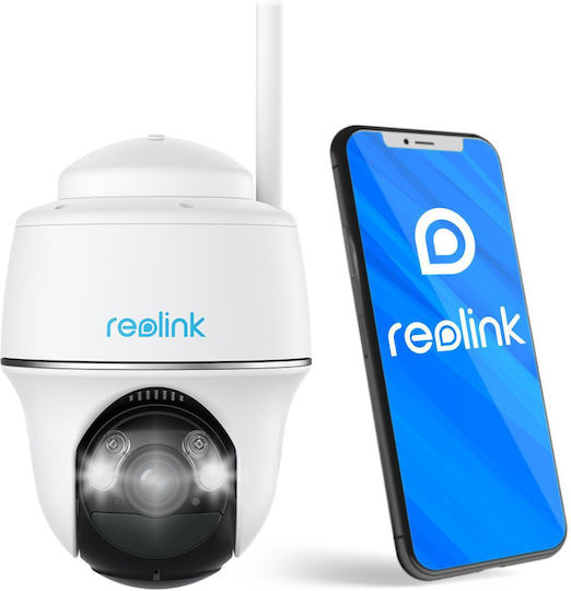 Reolink Argus PT v2 IP Κάμερα Παρακολούθησης Wi-Fi Full HD+ 5MP Μπαταρίας με Αμφίδρομη Επικοινωνία και Φακό 2.8mm