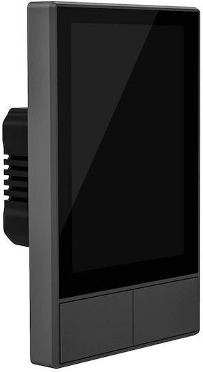 Sonoff Nspanel Vertiefter Elektrischer Wandtaster mit Touchscreen Wi-Fi Schwarzer
