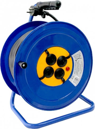 CHaralampidis Extension Reel Cord 3 x 2.5mm²/50m Blue