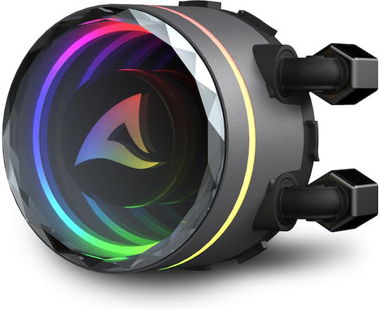 Sharkoon S80 RGB Охлаждане AIO CPU с 2 Вентилатора 120mm