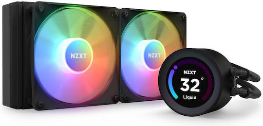 NZXT Kraken 240 Elite RGB Υδρόψυξη AIO CPU με 2 Ανεμιστήρες 120mm