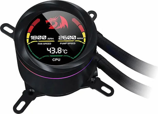 Redragon CCW-1019 Υδρόψυξη AIO CPU με 2 Ανεμιστήρες 120mm και RGB Φωτισμό