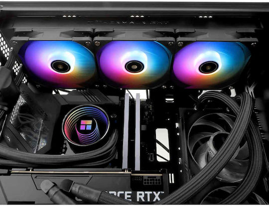 Thermalright Frozen Notte 360 v2 Water Cooling AIO CPU With 3 Fans 120mm And ARGB Lighting