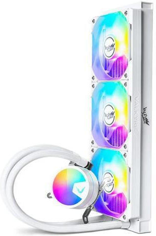 Valkyrie A360 Υδρόψυξη AIO CPU με 3 Ανεμιστήρες 120mm και RGB Φωτισμό Λευκή