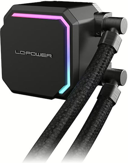 LC-Power Jet Flow Sisteme De Răcire Cu Apă AIO CPU Cu 3 Ventilatoare 120mm Și Led Argb