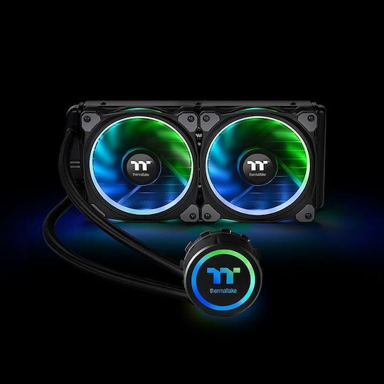 Thermaltake Floe Riing RGB 240 TT Premium Edition Water Cooling System AIO CPU with 2 Fans 120mm
