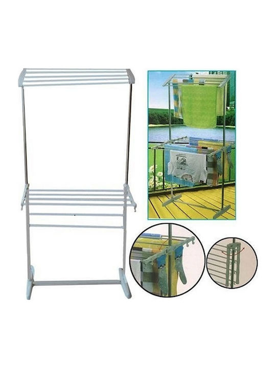 Uscătoare Rufe Pliere Pardoseală Inox 24x65cm