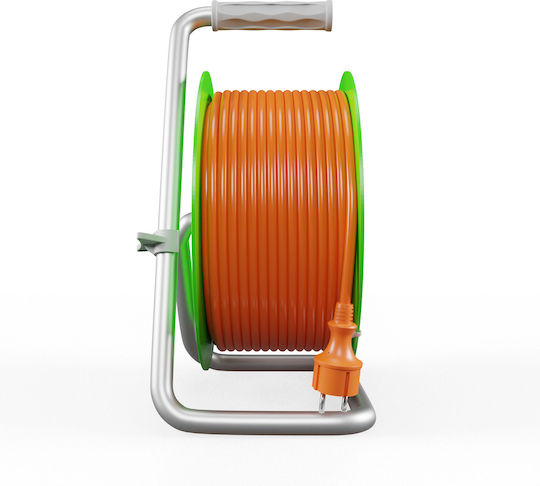 AWTools Extension Reel Cord 3 x 1.5mm²/15m Orange