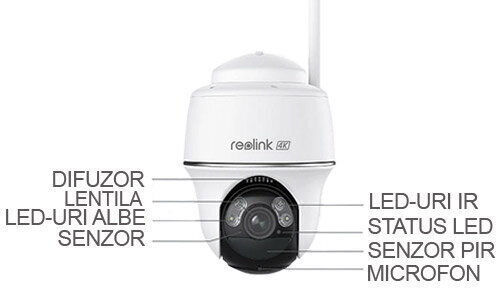 Reolink B440 IP Κάμερα Παρακολούθησης Wi-Fi 4K Αδιάβροχη Μπαταρίας με Αμφίδρομη Επικοινωνία