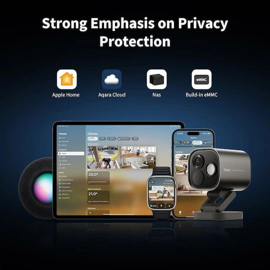 Aqara HUBG5PRO-W-POE IP Cameră de Supraveghere Full HD+ 4MP Rezistentă la apă cu Lentilă 4.2mm
