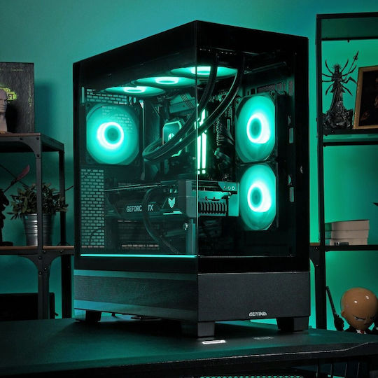 Actina KOMACNGIP0321 Гейминг Настолен компютър (Ryzen 9-9900X/32GB DDR5/1TB SSD/Radeon RX 9070 XT/Без операционна система)