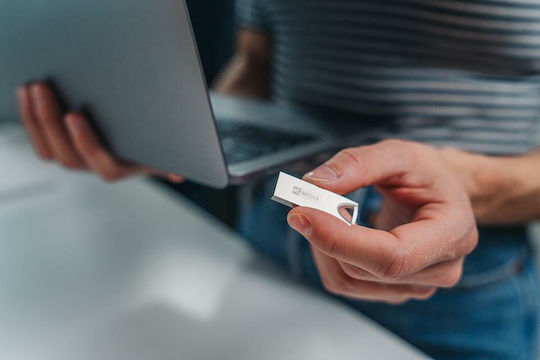 Verbatim MyMedia My Alu 32GB USB 2.0 Stick Ασημί