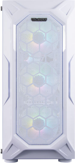 Compit Hive Desktop PC (i7-9700F/32GB DDR4/512GB SSD/GeForce RTX 3050/W11 Home) Alb