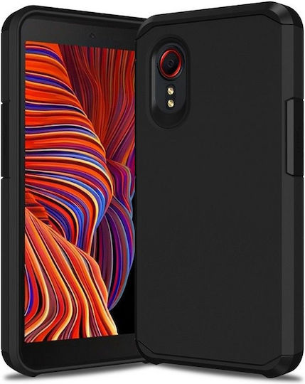 3MK Matt Umschlag Rückseite Silikon Schwarz (Galaxy Xcover 5)