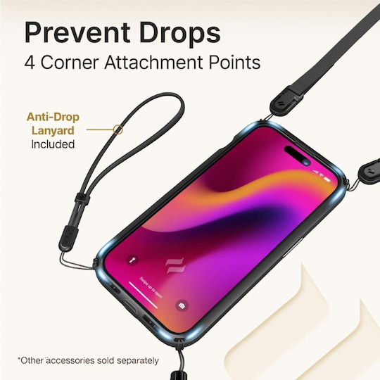 Catalyst Influence Back Cover Plastic cu Curea Transparent (iPhone 14)