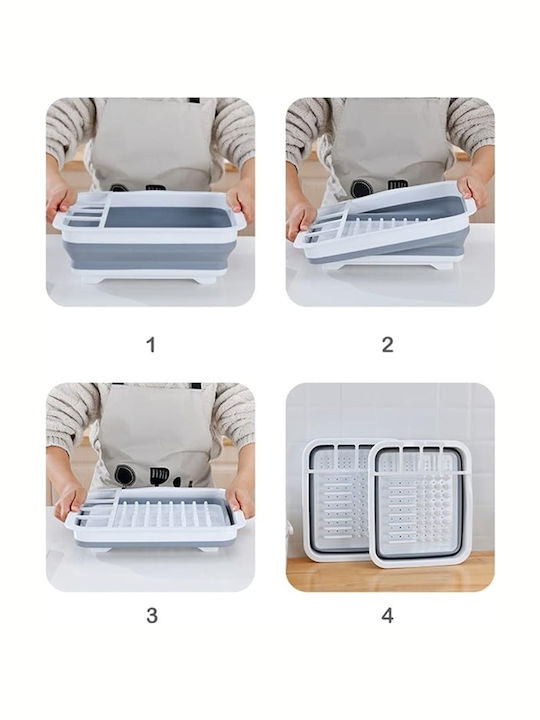 Sitǎ Pentru Chiuvetǎ Din Silicon Gri 38x29.3x4.7cm