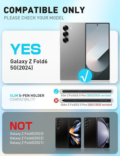 i-Blason Cosmo Back Cover Silicon 2mm Transparent (Galaxy Z Fold6)