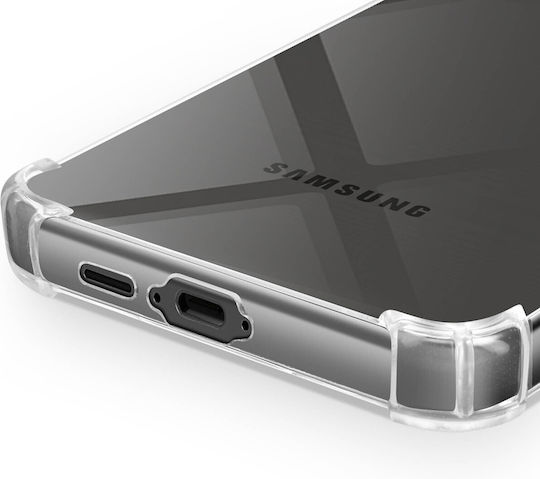 Mayaxess Shockproof Case Samsung Galaxy S24 Fe Reinforced Coins Transparent