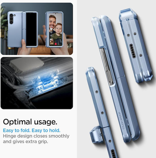Spigen Tough Umschlag Rückseite Kunststoff / Silikon Blau (Galaxy Z Fold5)