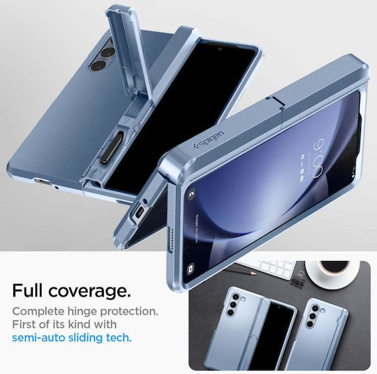 Spigen Tough Umschlag Rückseite Kunststoff / Silikon Blau (Galaxy Z Fold5)