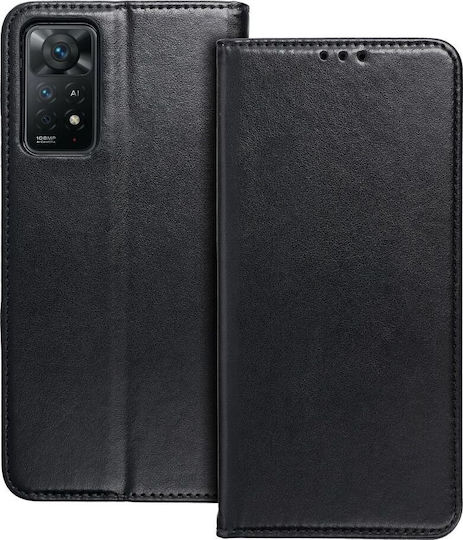 Motorola Book Fabric / Silicone / Plastic Black (MOTOROLA G54)