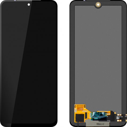 Madrid Papel Ecran cu Mecanism Tactil pentru Xiaomi Poco M4 Pro Redmi Note 11 Note 11S Note 12S Negru