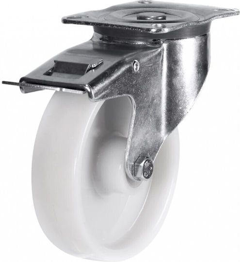 Ruotec 502.000.021.125 Rad Drehend mit Bremse 125x34mm