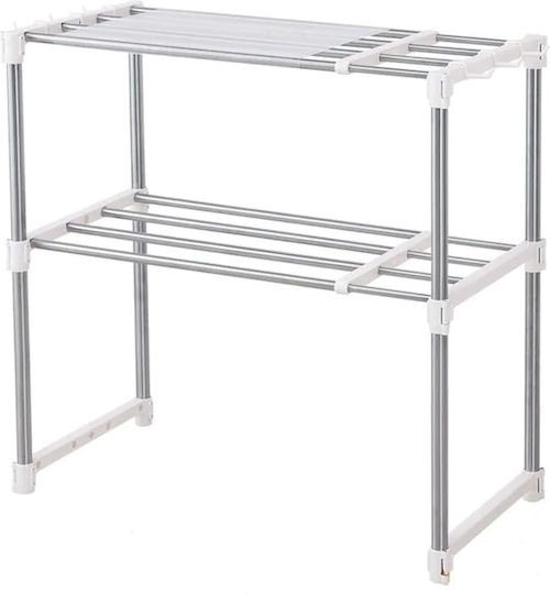 Suport Pentru Cuptor Cu Microunde Metalic 85 Cm Alb