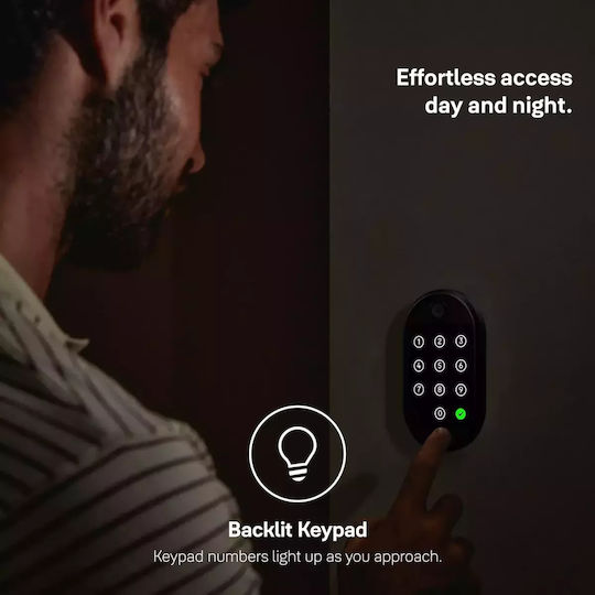 Yale Security Access-Control Keypad Black INDYALURW0040
