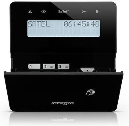 Satel Wireless Security Access-Control Keypad with Screen Black INT-KWRL2-B