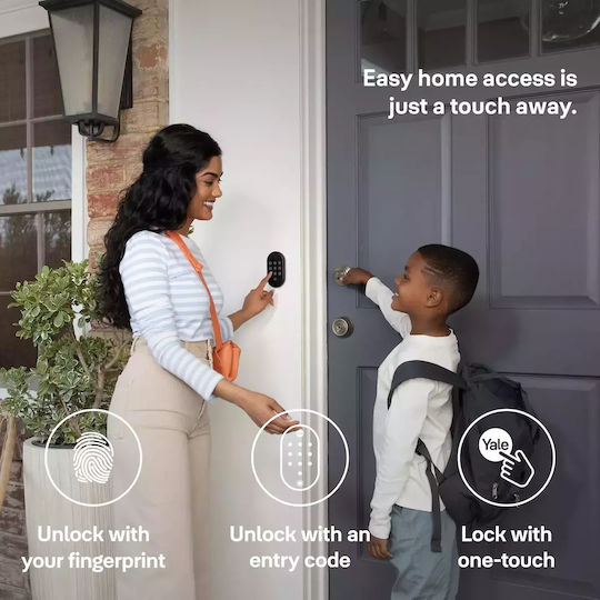 Yale Security Access-Control Keypad Black INDYALURW0040
