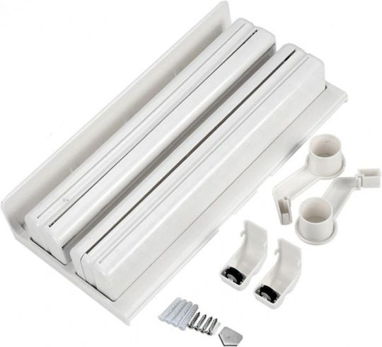 Plastic Paper Towel Holder White 39x10x24cm DY7WC3MBM