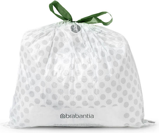 Brabantia Σακούλες Απορριμάτων Χωρητικότητας 36lt με Κορδόνι Type R PerfectFit Bin 40τμχ Λευκές