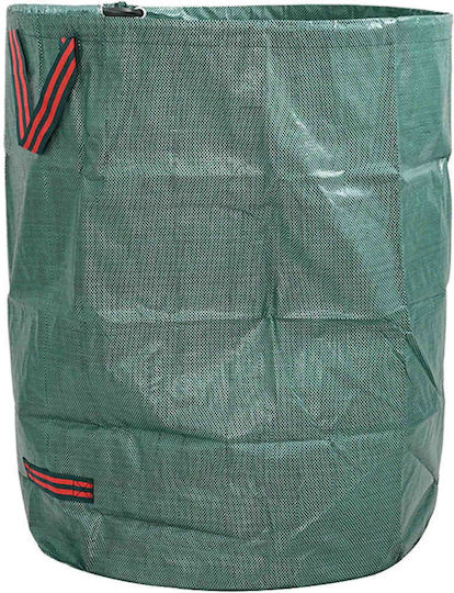 vidaXL Trash Bags for the Garden Capacity 300lt with Handles 66x66cm 12pcs Green