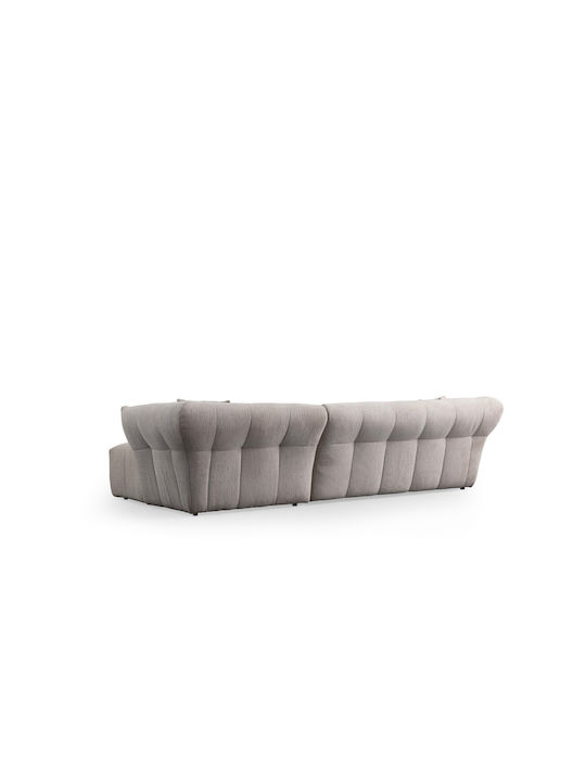 Boxer Γωνιακός Καναπές με Δεξιά Γωνία White 290x165x75εκ.