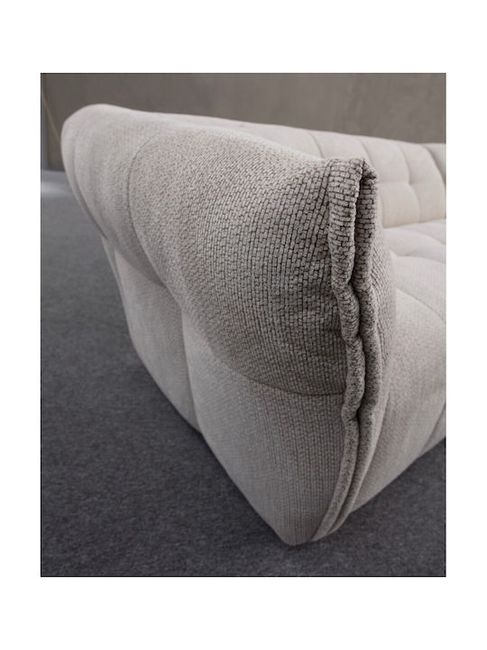 Boxer Γωνιακός Καναπές με Δεξιά Γωνία White 290x165x75εκ.