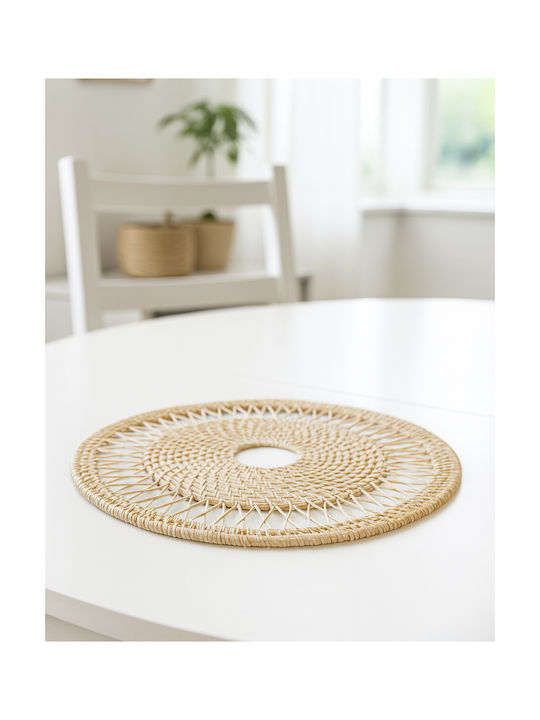 Polihome Chakram Σουπλά Rattan 38x38cm 4τμχ Polihome Chakram Σουπλά Rattan 38x38cm 4τμχ