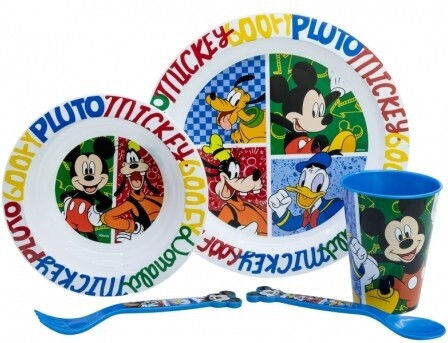 Feeding Set made of Plastic Multicolour 5pcs for 3+ months