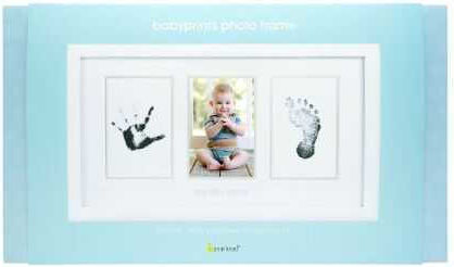 Pearhead Baby Imprint Frame made of Wood for Girl