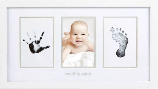 Pearhead Baby Imprint Frame made of Wood for Girl