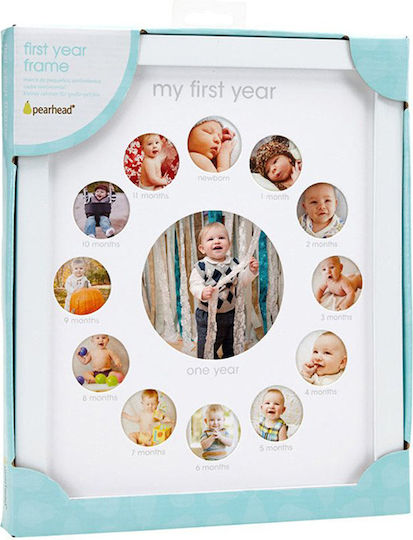Pearhead Baby Keepsake Frame made of Wood
