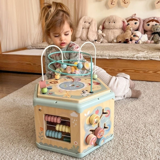 Tooky Toys Aktivitätswürfel aus Holz