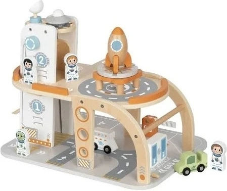 Tooky Toy Wooden Space Station Tj903 Tj903 697683155088